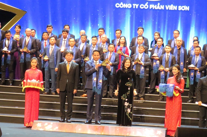 Tổng công ty Sông Gianh lần thứ 2 nhận giải thưởng Sao Vàng Đất Việt