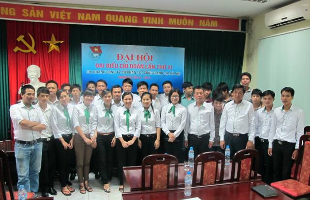 Đại hội Chi đoàn lần thứ XI Chi nhánh CTCP- TCT Sông Gianh tại Hà Nội